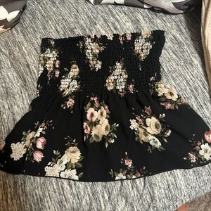 Cute black summer tube top